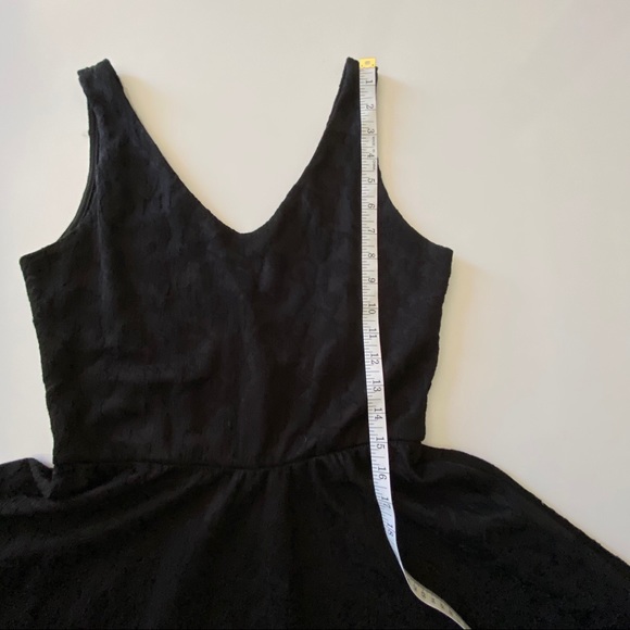 Dee Elle Mini Brocade Print Dress Black Large - Picture 6 of 10